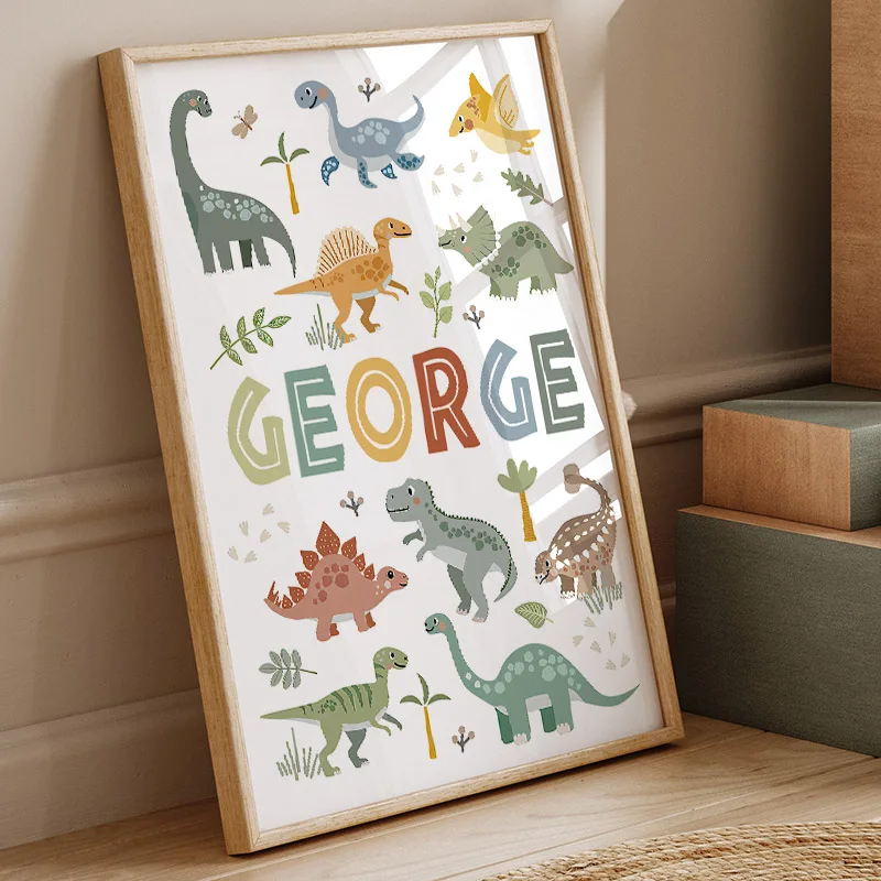 Baby Nursery Art - Lukisan Kanvas Seni Dinding Kamar Anak