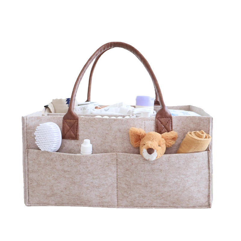Baby Nursery Handles - Keranjang Penyimpanan Perlengkapan Bayi dari Kain