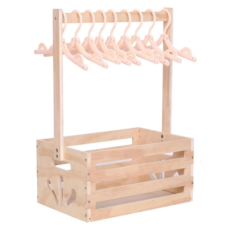 Baby Nursery Handles - Keranjang Hadiah Bayi dari Kayu ABUI