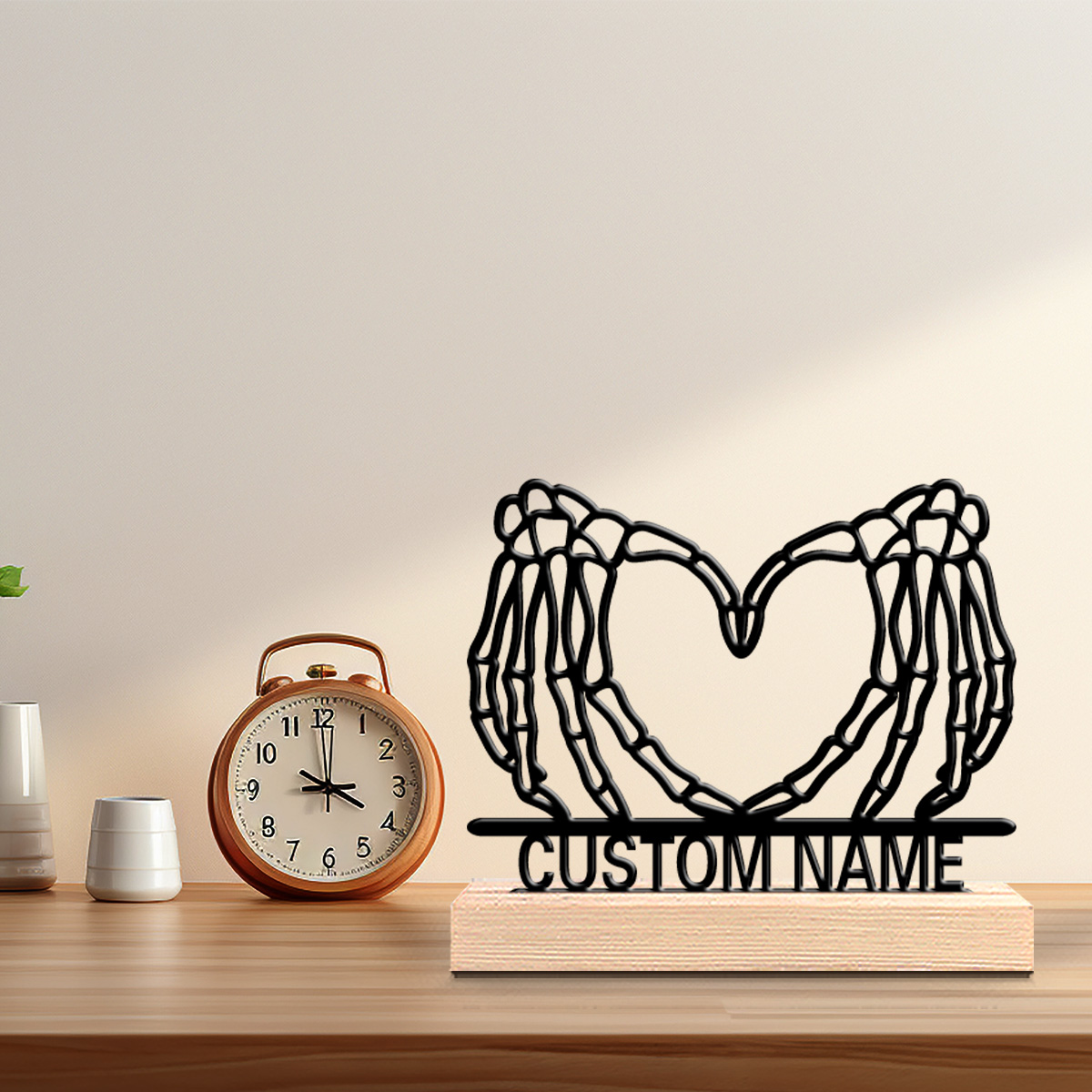Baby Nursery Art - 1pc Seni Meja Bentuk Hati Lucu