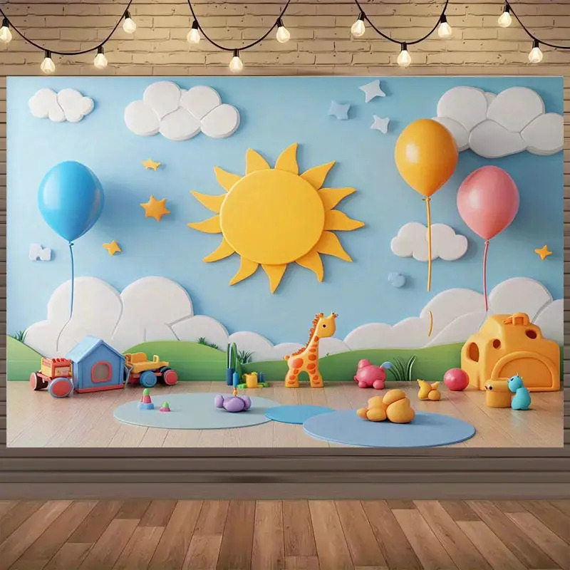 Baby Nursery Murals - Stiker Dinding Kamar Anak Motif Kartun