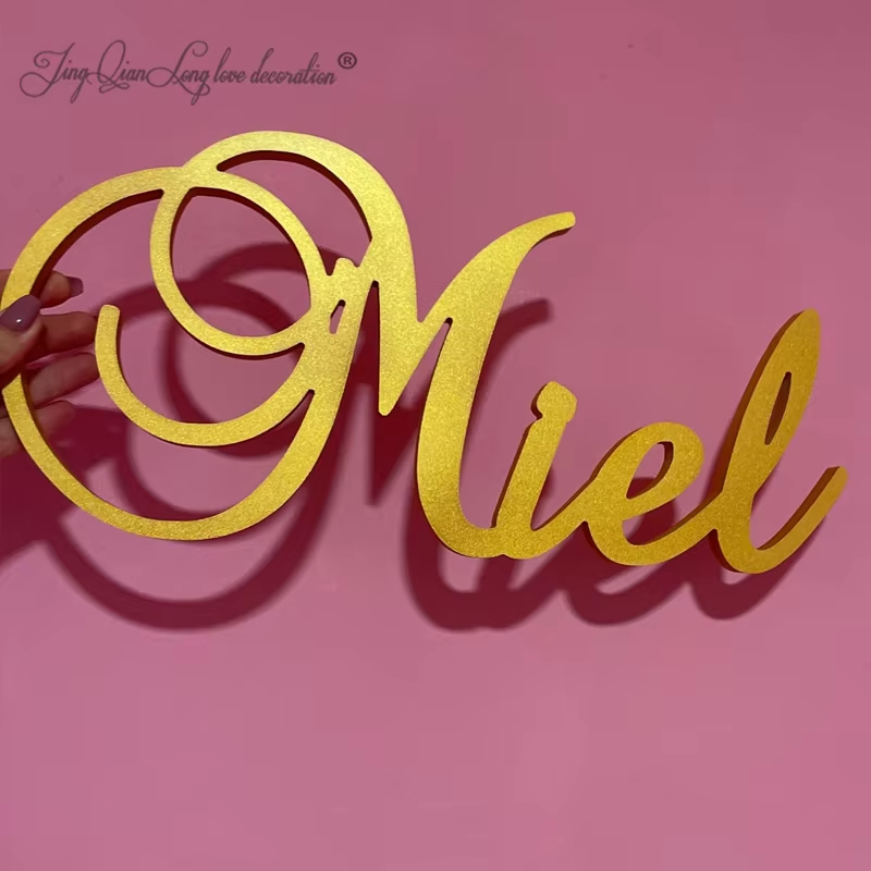 Baby Nursery Letters - Tanda Nama Kayu Personalisasi Kustom Seni