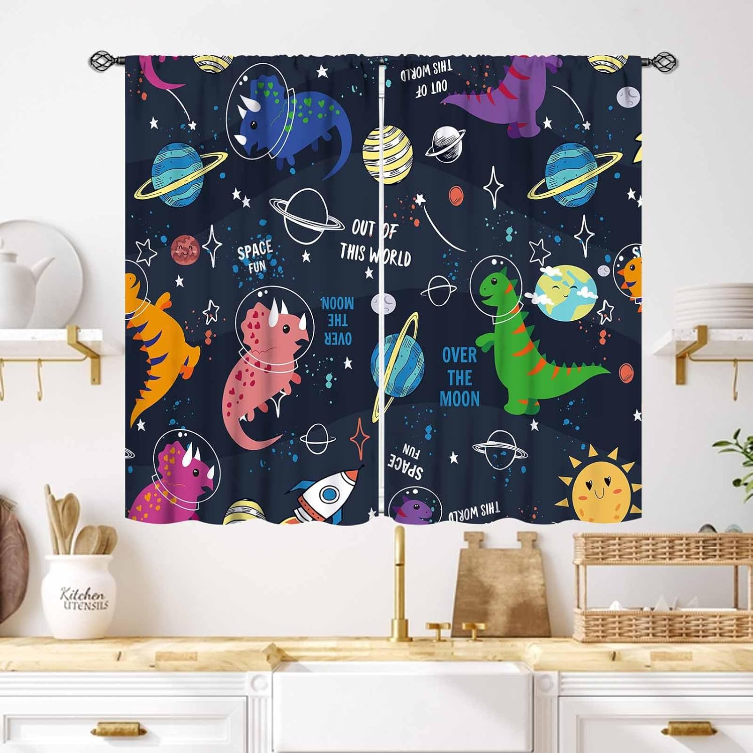 Baby Nursery Animal Theme - Tirai Dinosaurus untuk Kamar Anak, Tema