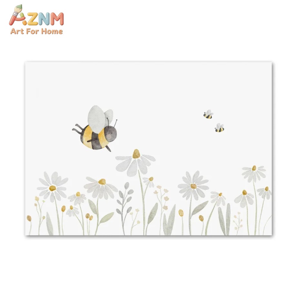 AZNM Poster Cetak Kamar Anak M - Baby Nursery Art ulasan dan harga