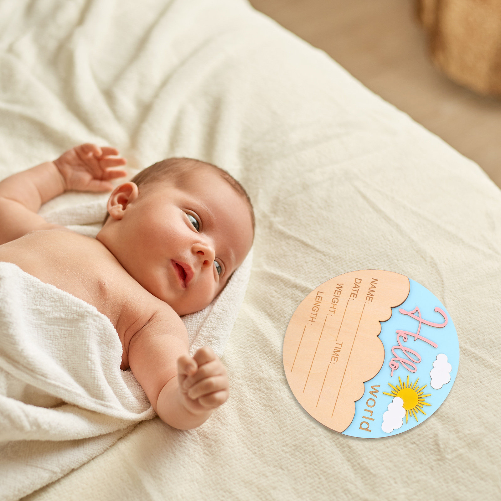 Plakat Pengumuman Kelahiran Ba - Baby Nursery Gender Neutral ulasan dan harga