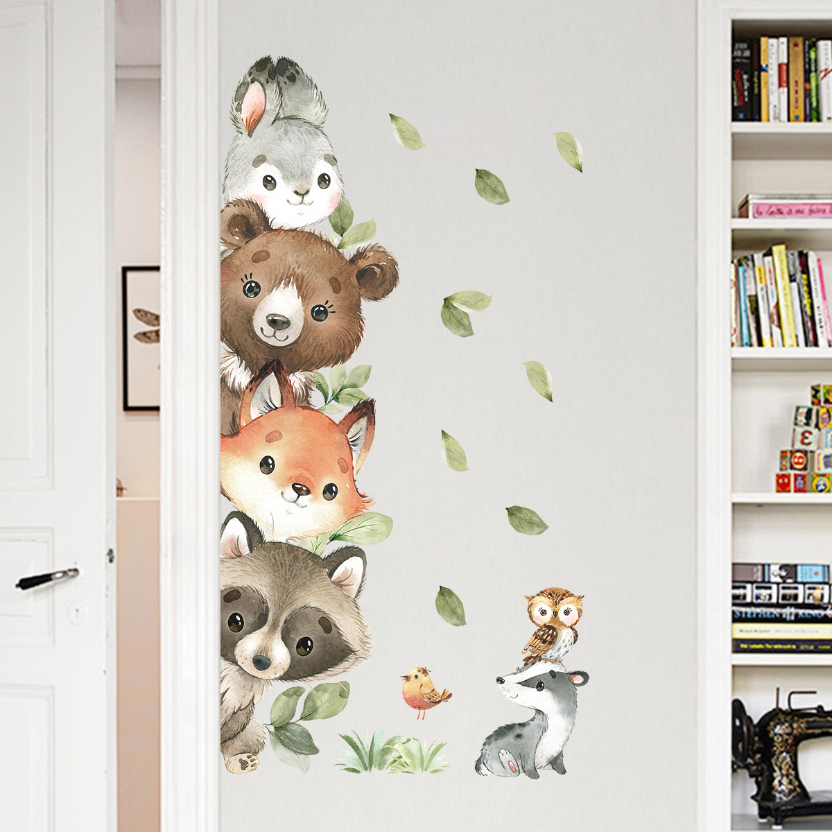 Stiker Dinding Anak-anak Berte - Baby Nursery Forest Theme ulasan dan harga