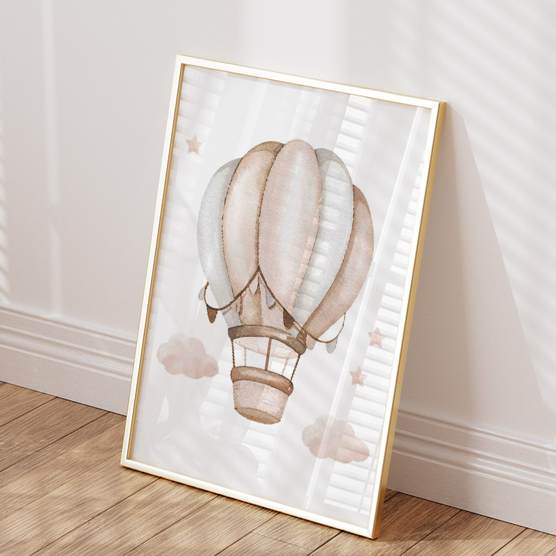 Balon gajah lucu balon panas b - Baby Nursery Art ulasan dan harga