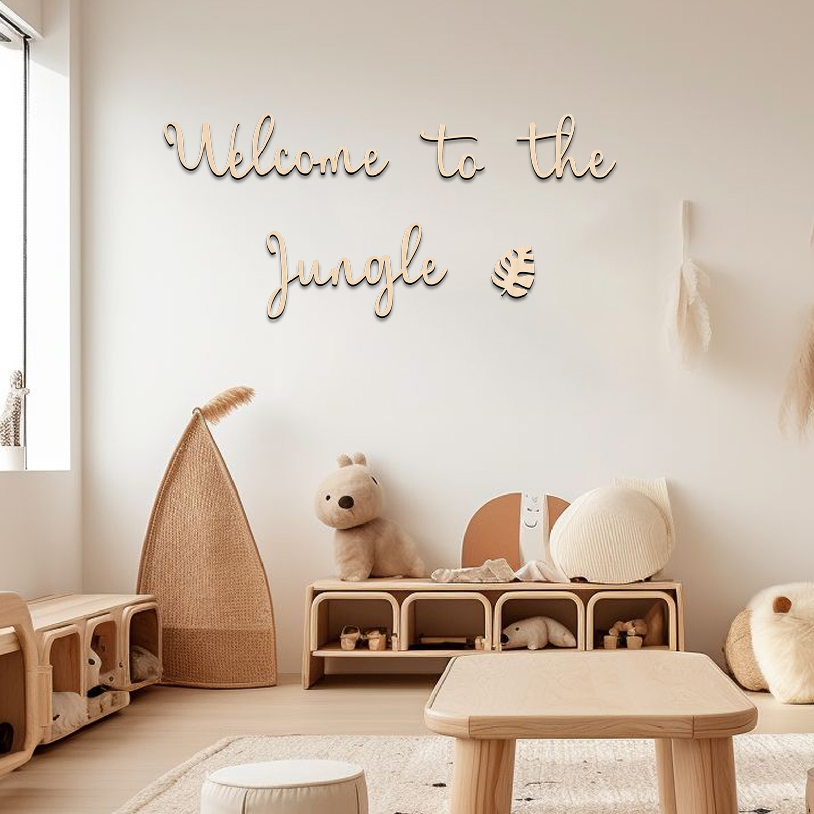 Selamat Datang di Jungle Woode - Baby Nursery Letters ulasan dan harga