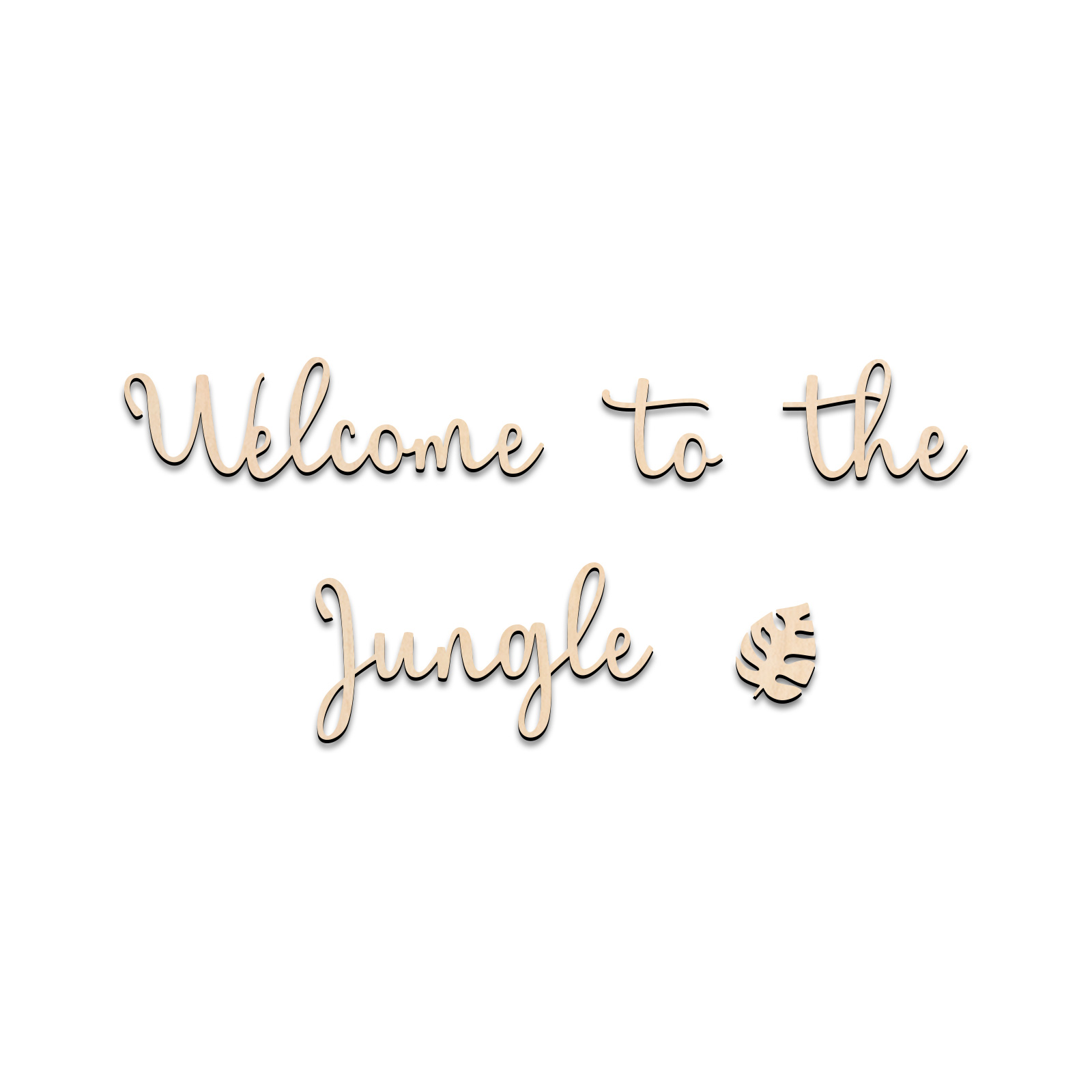 Selamat Datang di Jungle Woode - Baby Nursery Letters ulasan dan harga