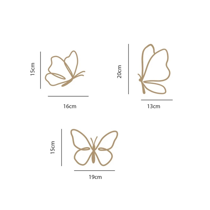 Papan Kayu Kupu-Kupu, Dekorasi - Baby Nursery Products ulasan dan harga