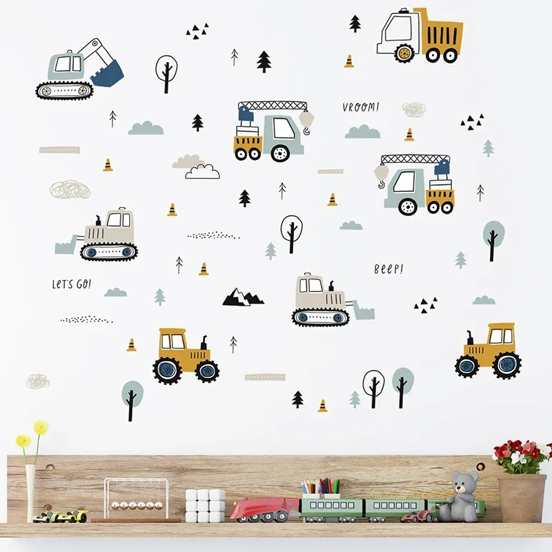 Gambar tangan lucu mobil truk  - Baby Nursery Products ulasan dan harga