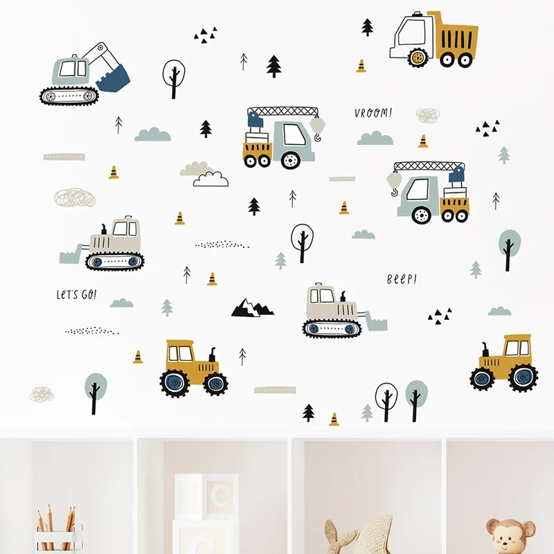 Gambar tangan lucu mobil truk  - Baby Nursery Products ulasan dan harga