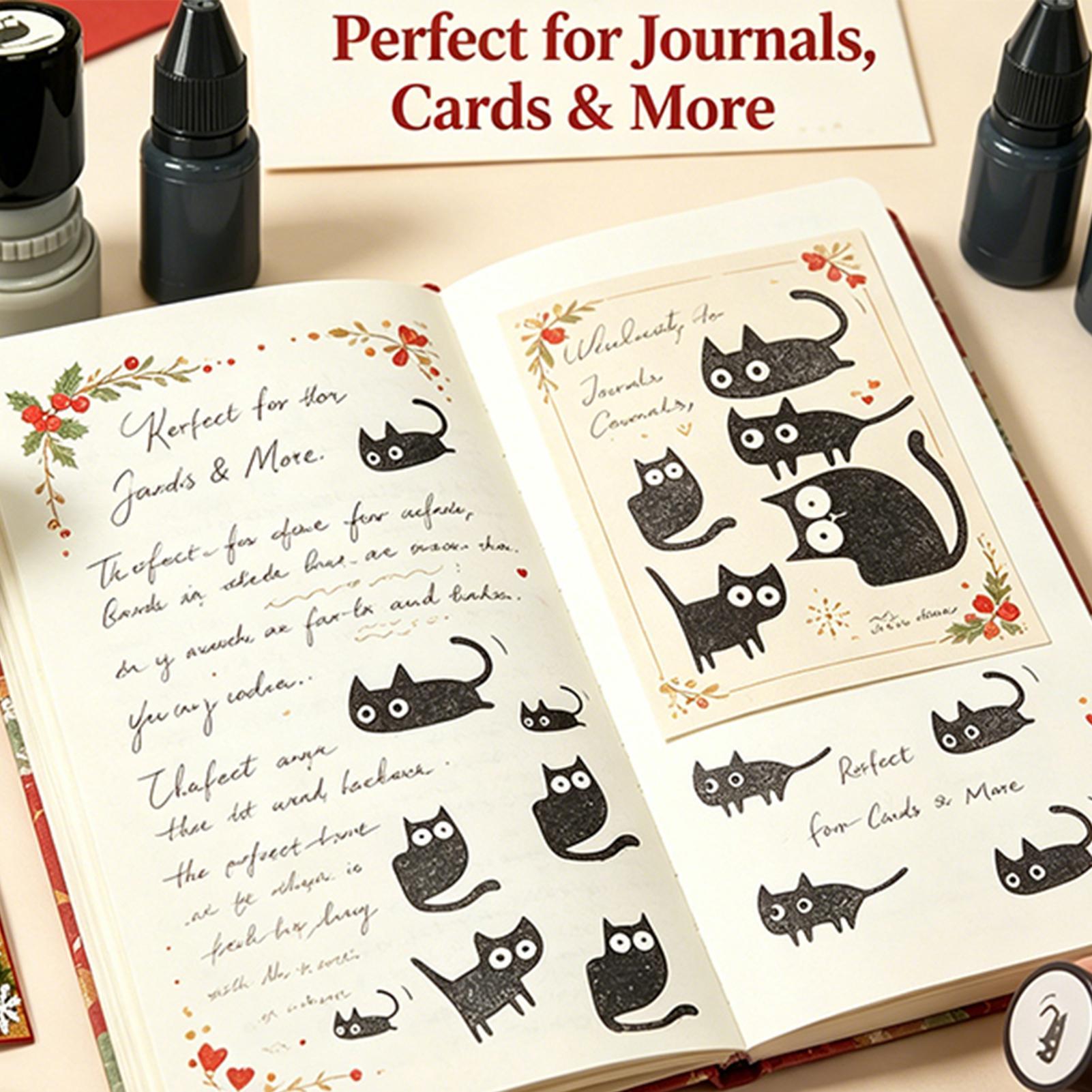 Stempel Kucing Self Inking DIY - Footprint Ink Kit ulasan dan harga