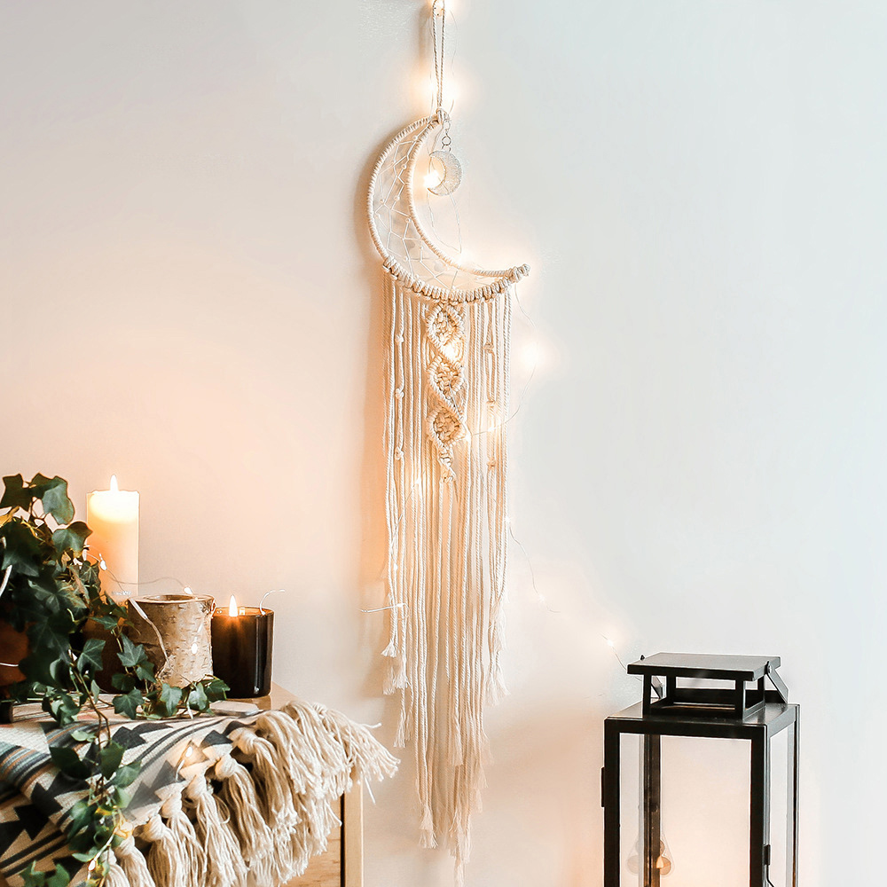 Macrame Dream Catcher Boho dek - Baby Nursery Products ulasan dan harga