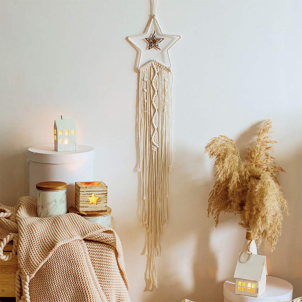 Macrame Dream Catcher Boho dek - Baby Nursery Products ulasan dan harga