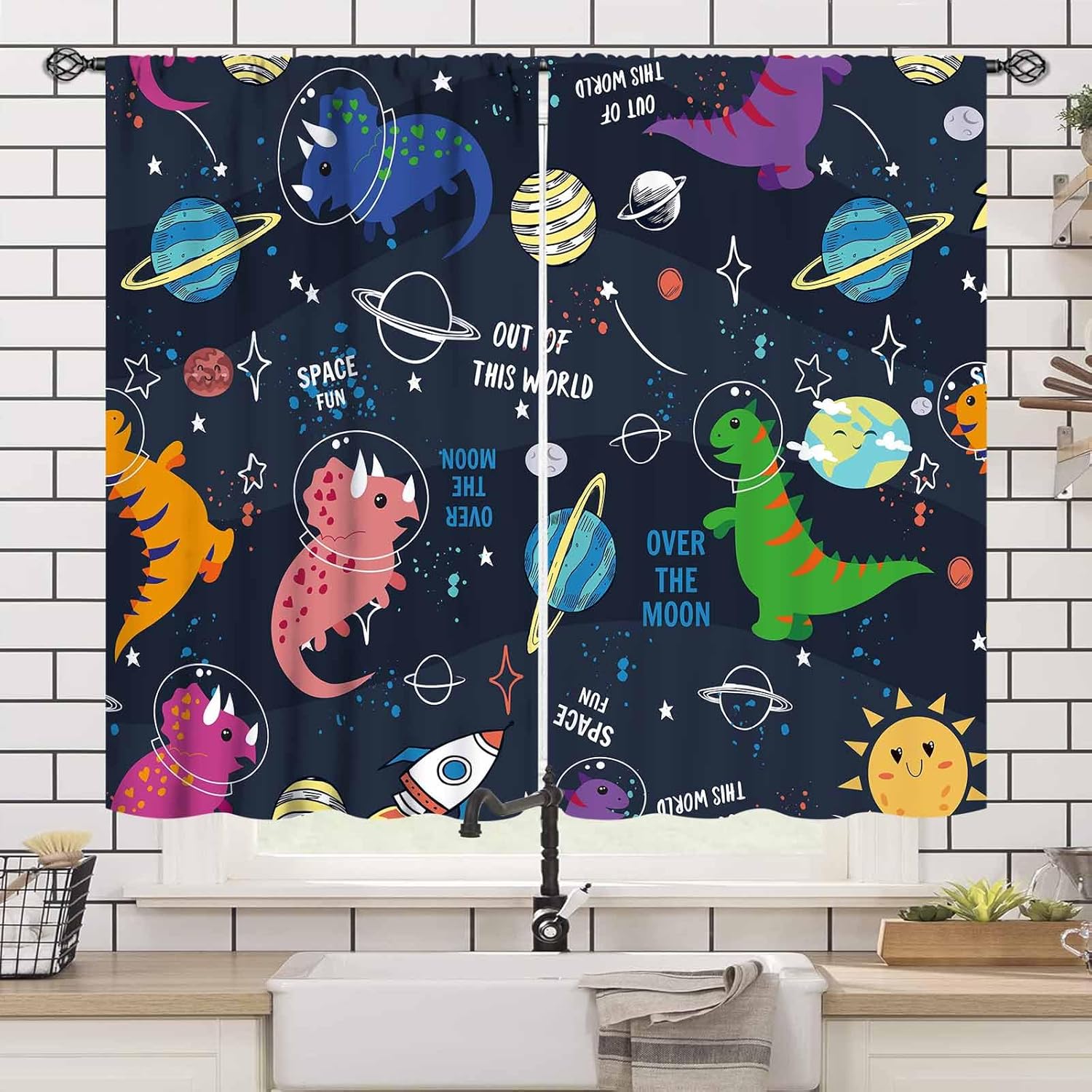Tirai Dinosaurus untuk Kamar A - Baby Nursery Animal Theme ulasan dan harga