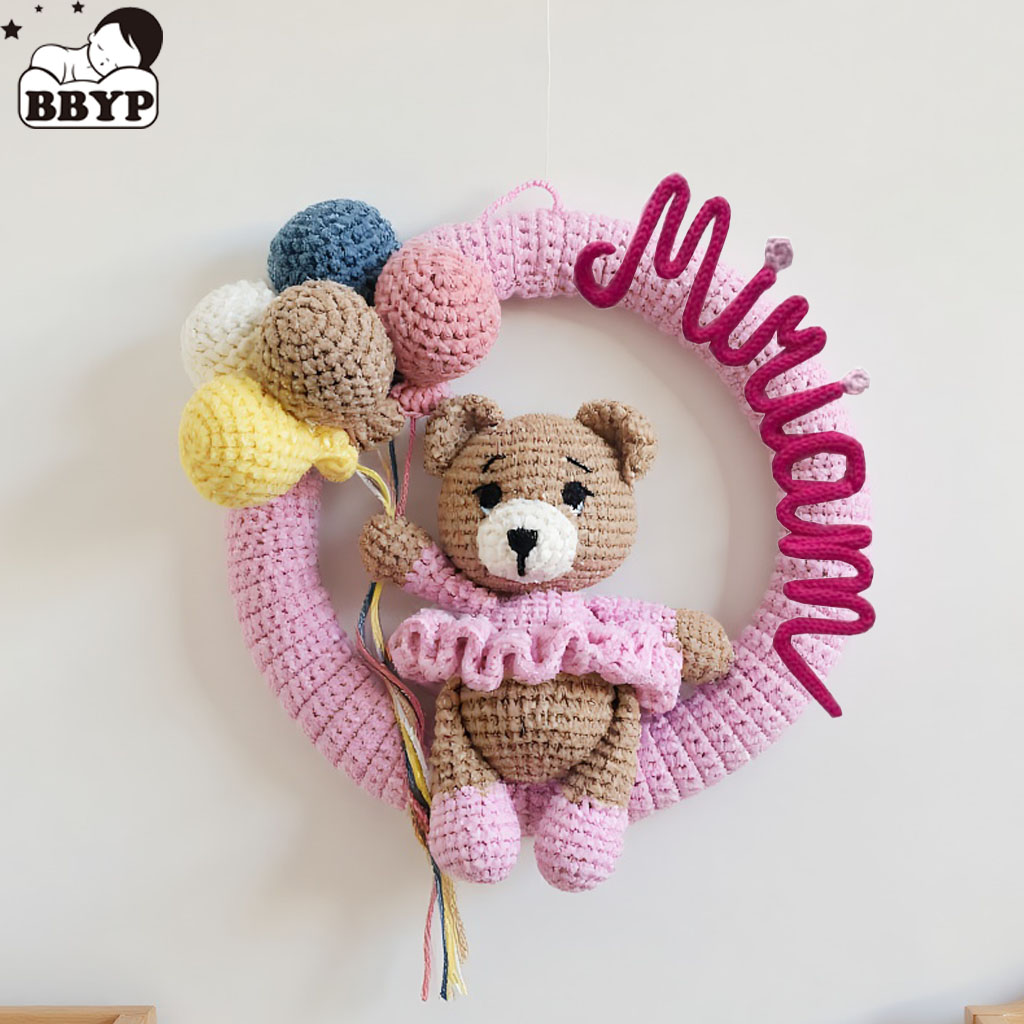 Karangan Bunga Nama Rajutan Pr - Baby Nursery Products ulasan dan harga