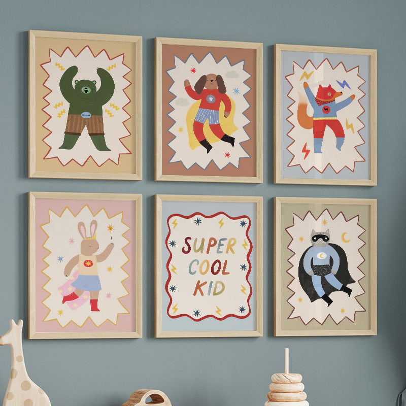 Lukisan Kanvas Seni Dinding Ka - Baby Nursery Art ulasan dan harga