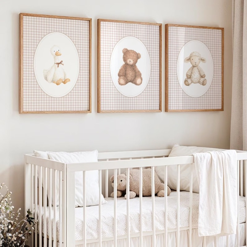 Set Cetakan Hewan untuk Kamar  - Baby Nursery Gender Neutral ulasan dan harga